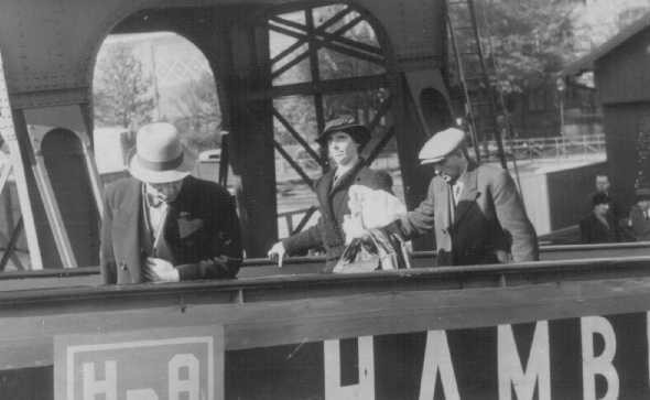 Jewish refugees from Nazi Germany board the "St. Louis."